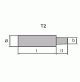 Pencil Anodes For Heat Exchangers Aifo -Fpt - Iveco - 20mm-0.79" - original part number: 8101772 - 02011 - Tecnoseal